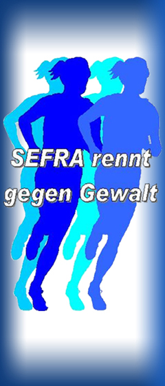 Logo SEFRA rennt gegen Gewalt